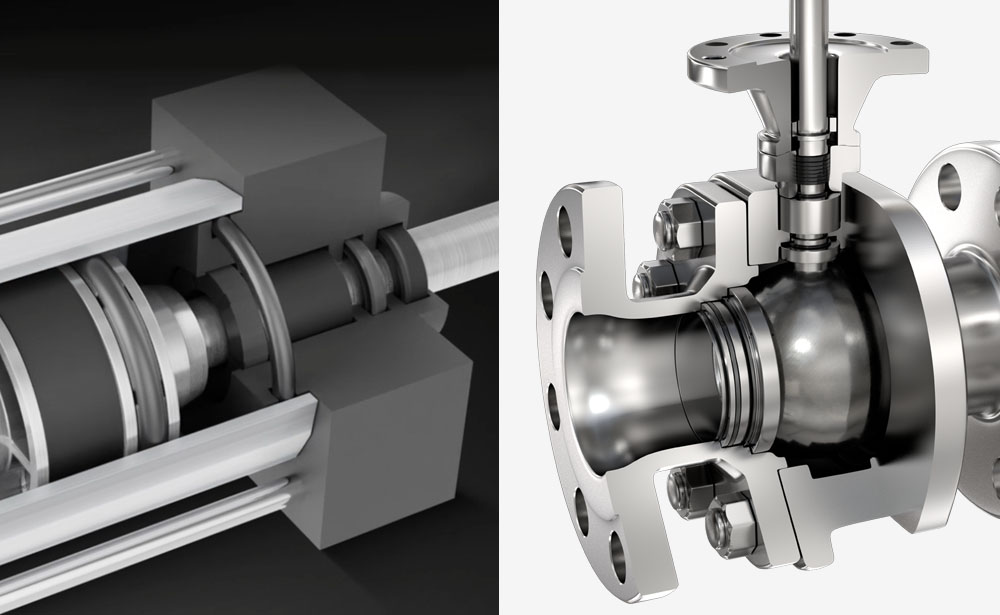 Illustration of O-Ring dynamic sealing applications and material selection